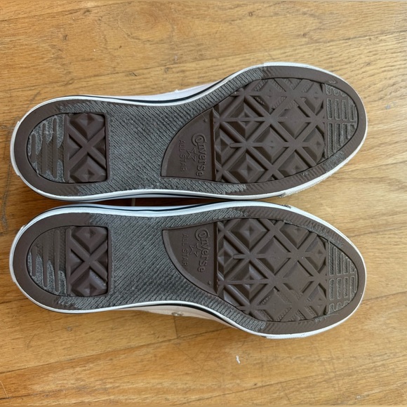 Converse White Low-top All Star Canvas Sneakers - Picture 6 of 9